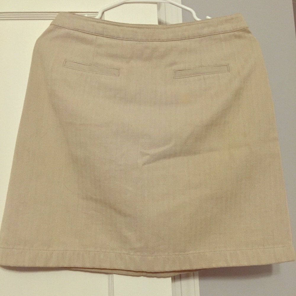 Ann Taylor Khaki Skirt